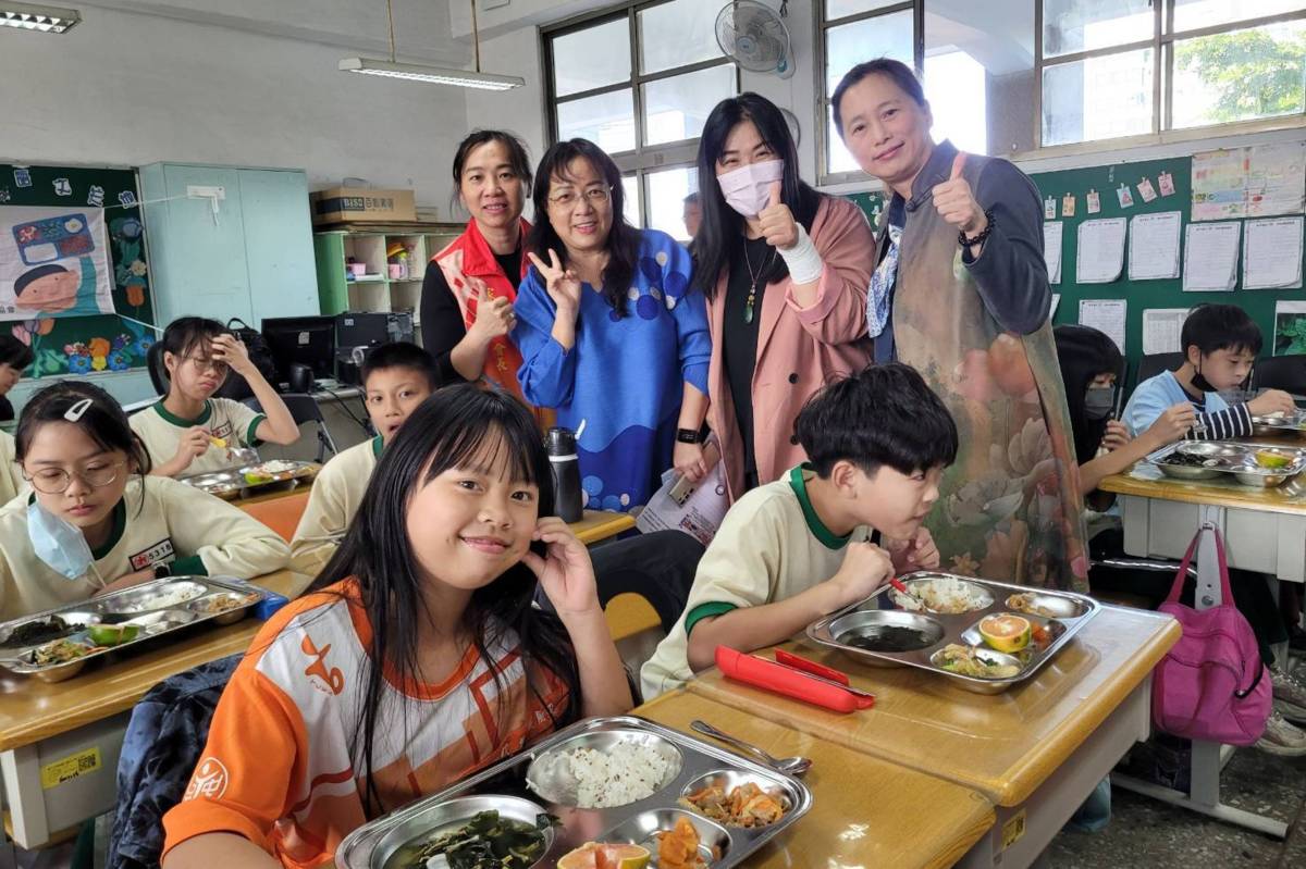 2024臺日韓學校午餐交流 臺中國小孩子用味蕾遨遊國際