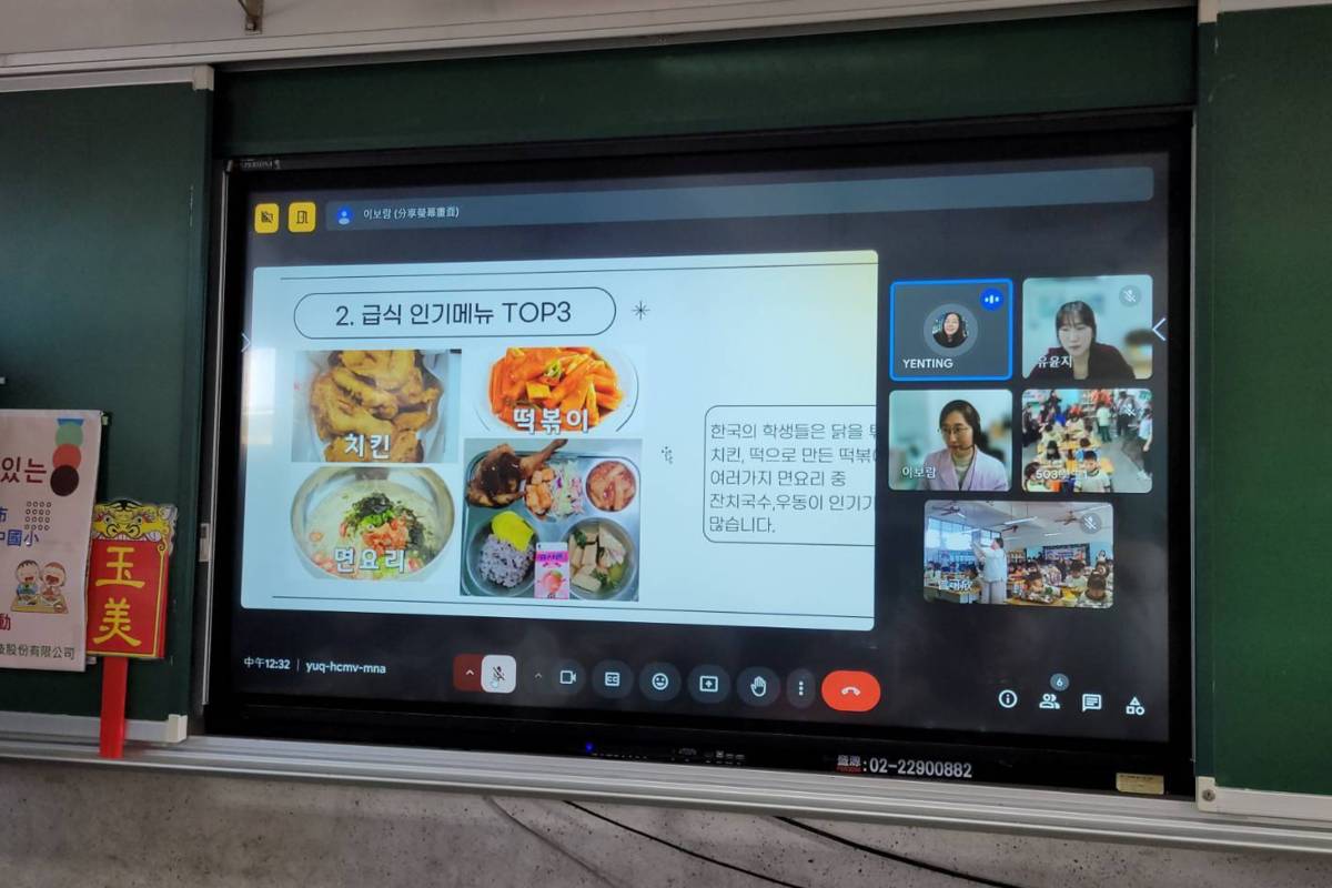 2024臺日韓學校午餐交流 臺中國小孩子用味蕾遨遊國際