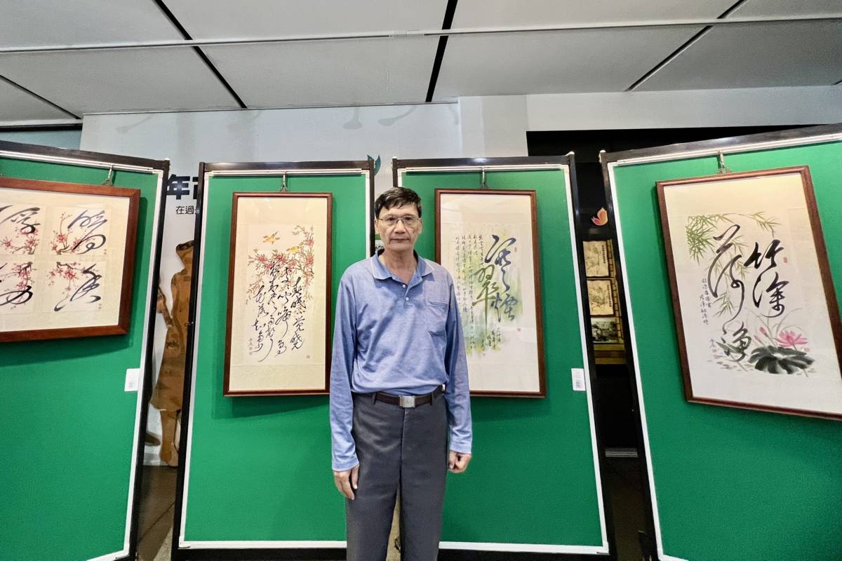 侯兩傳推出鳴翠墨韻個展 即日起南市府民治中心展出