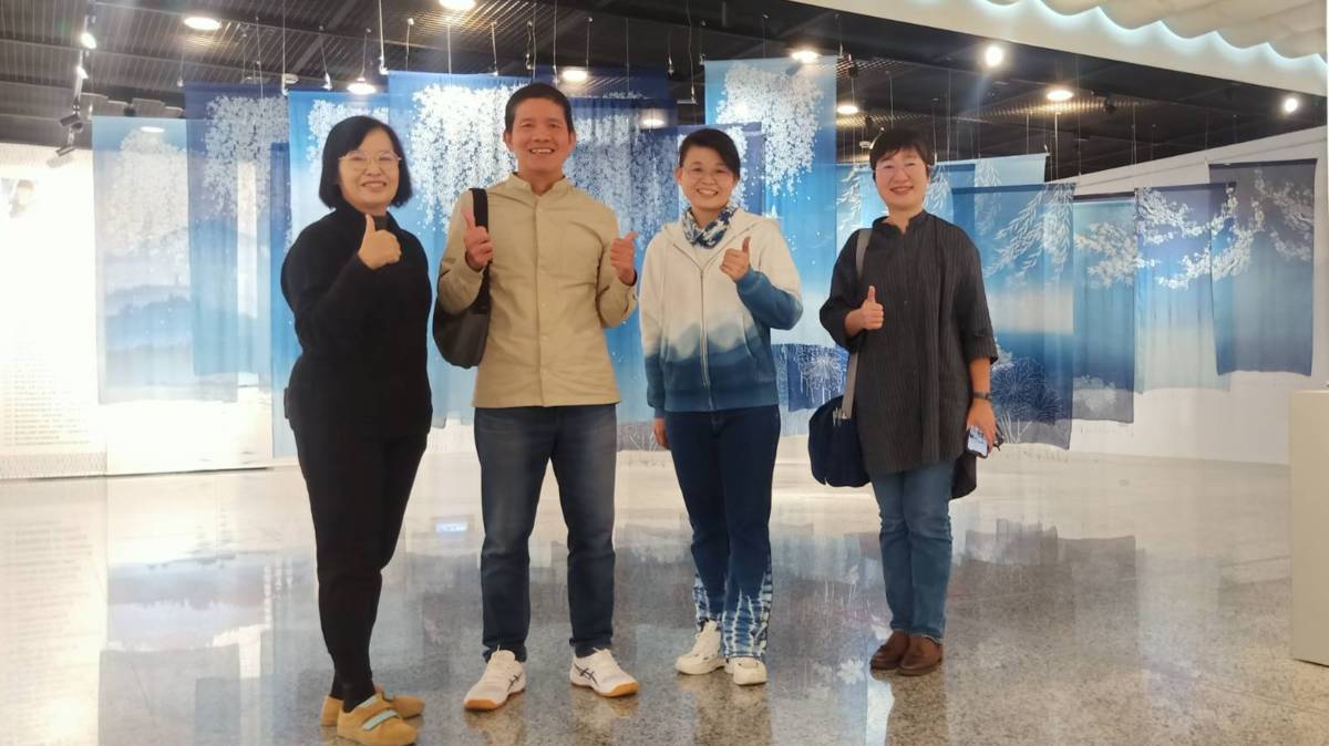 尋台灣溝看湯文君藍染風華