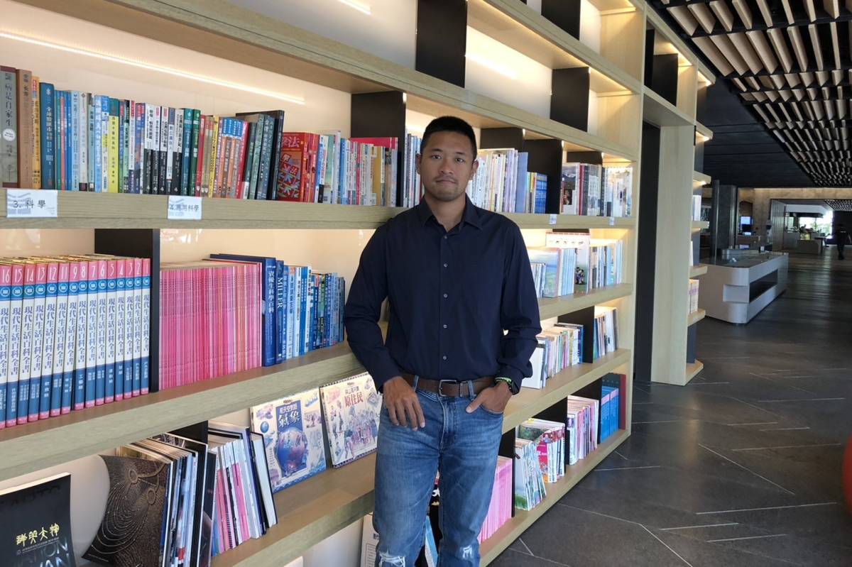 江軍勉技職生好好讀有前途。(技專校院招生專業化總辦公室提供)