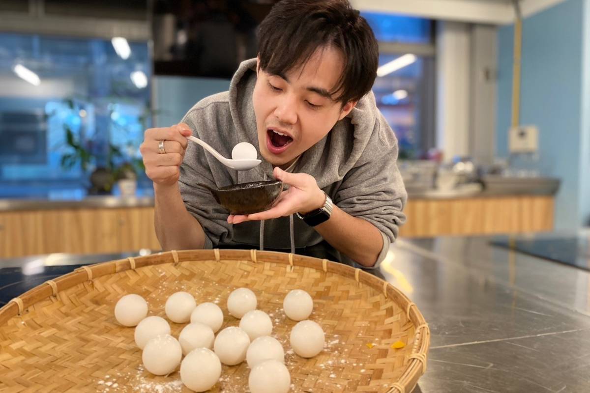 活動將於2月9日（週日）在海科館碧水巷廣場舉行，當天活動規劃有13:00、14:00及15:00三個場次，每場限額15組親子家庭參與，歡迎民眾報名共同體驗搓湯圓的幸福年味。(海科館提供)