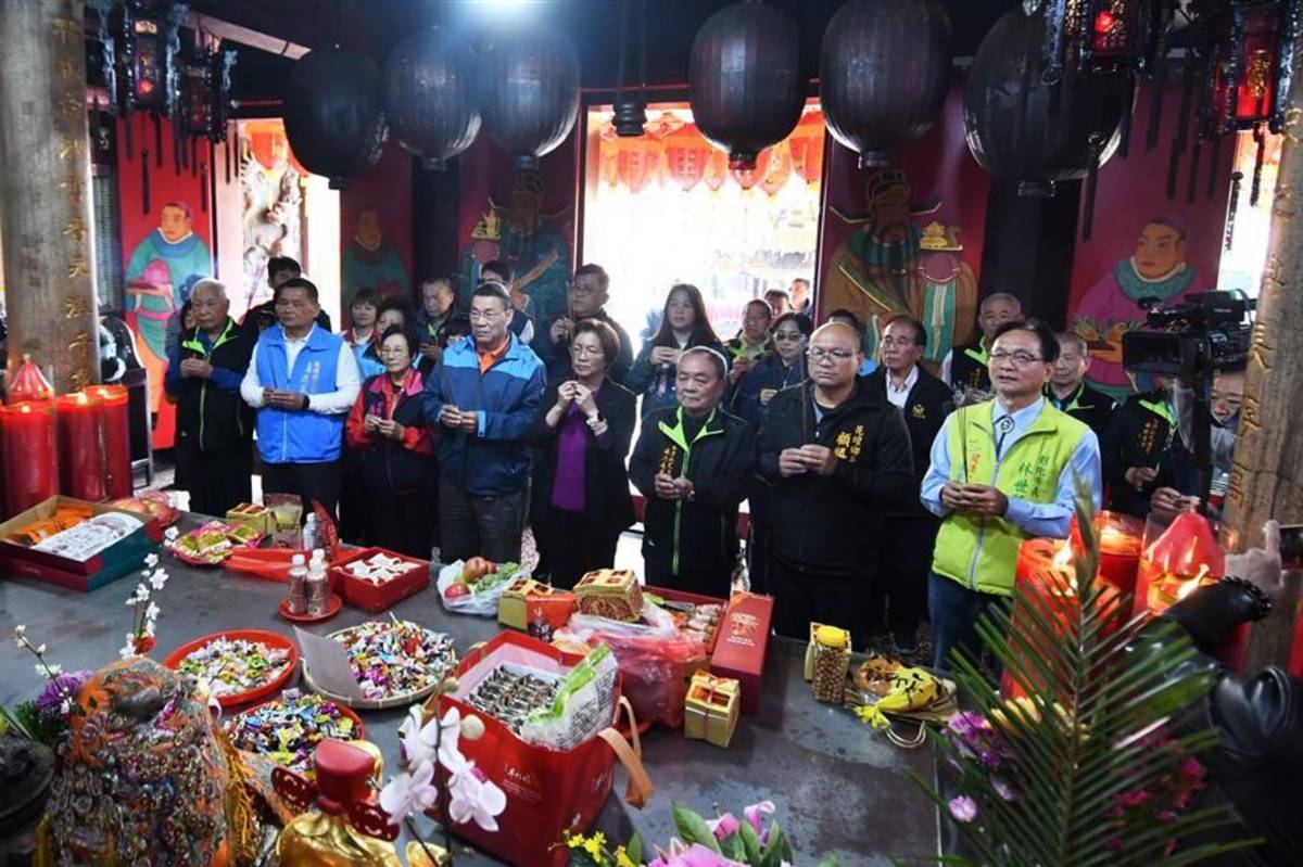彰化地方人士前往花壇白沙坑文德宮參拜（圖源：彰化縣政府）