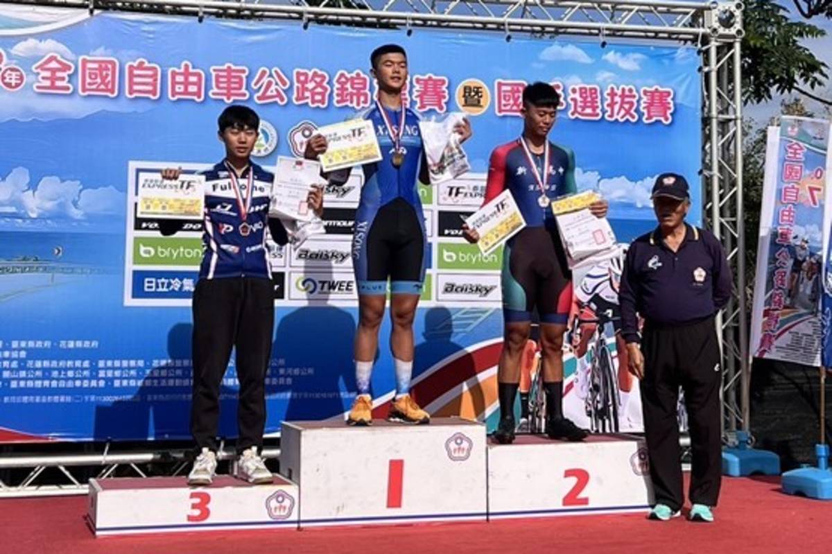 西松高中周承鈞勇奪全國自由車公路錦標賽個人計時賽金牌，將代表我國參加亞洲錦標賽