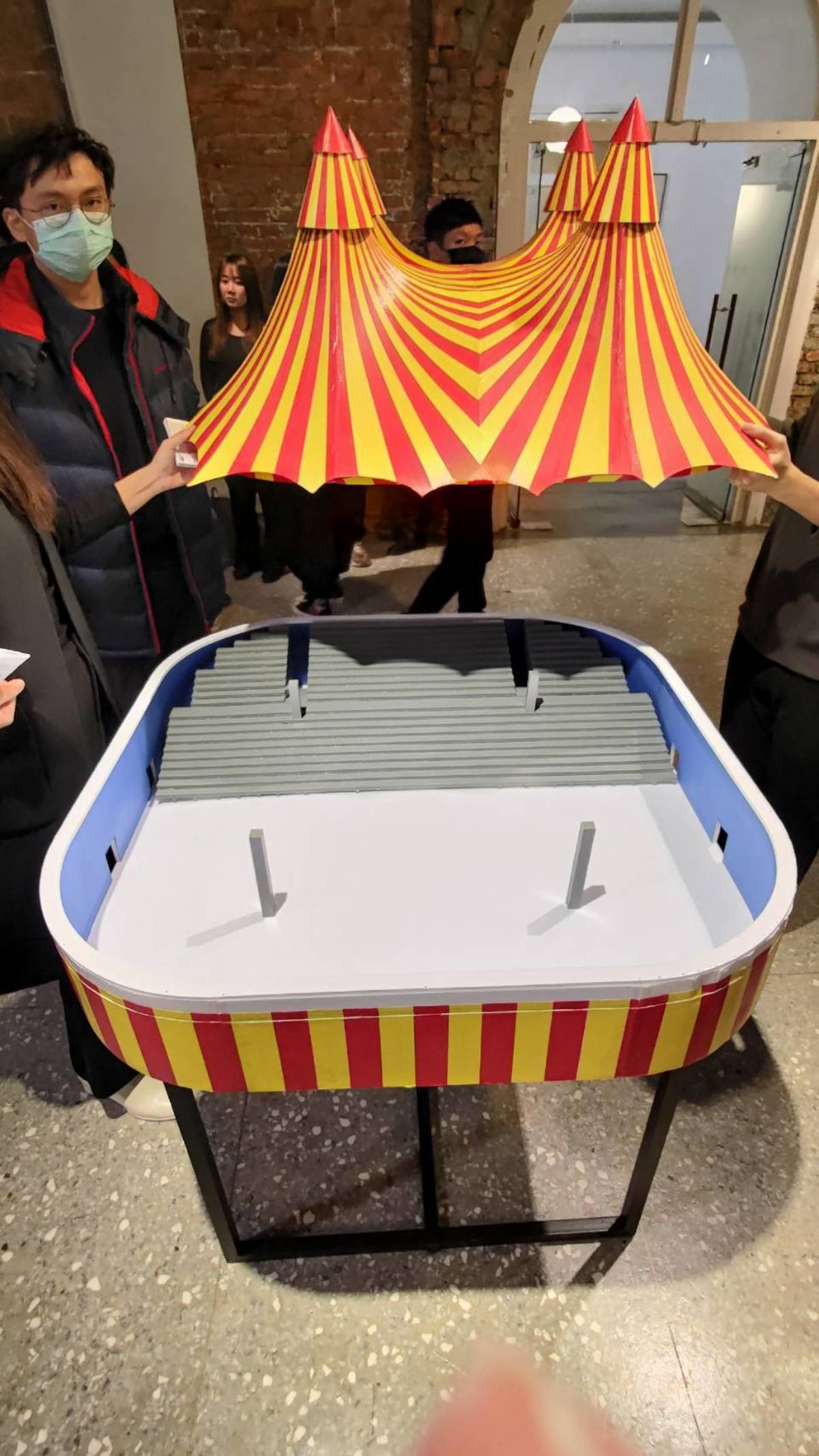 馬戲團帳棚模型