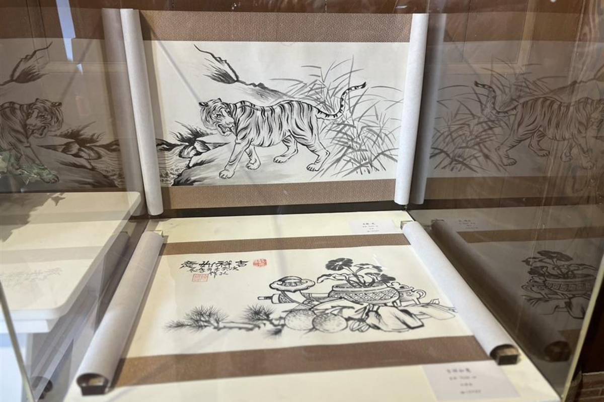 展覽展出陳穎派生前手稿畫作（圖源：彰化縣政府）