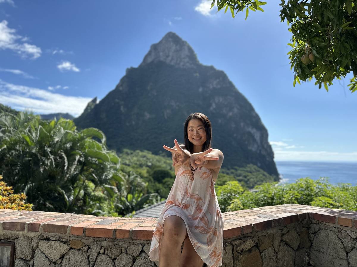 黃小莫與世界遺產Piton山