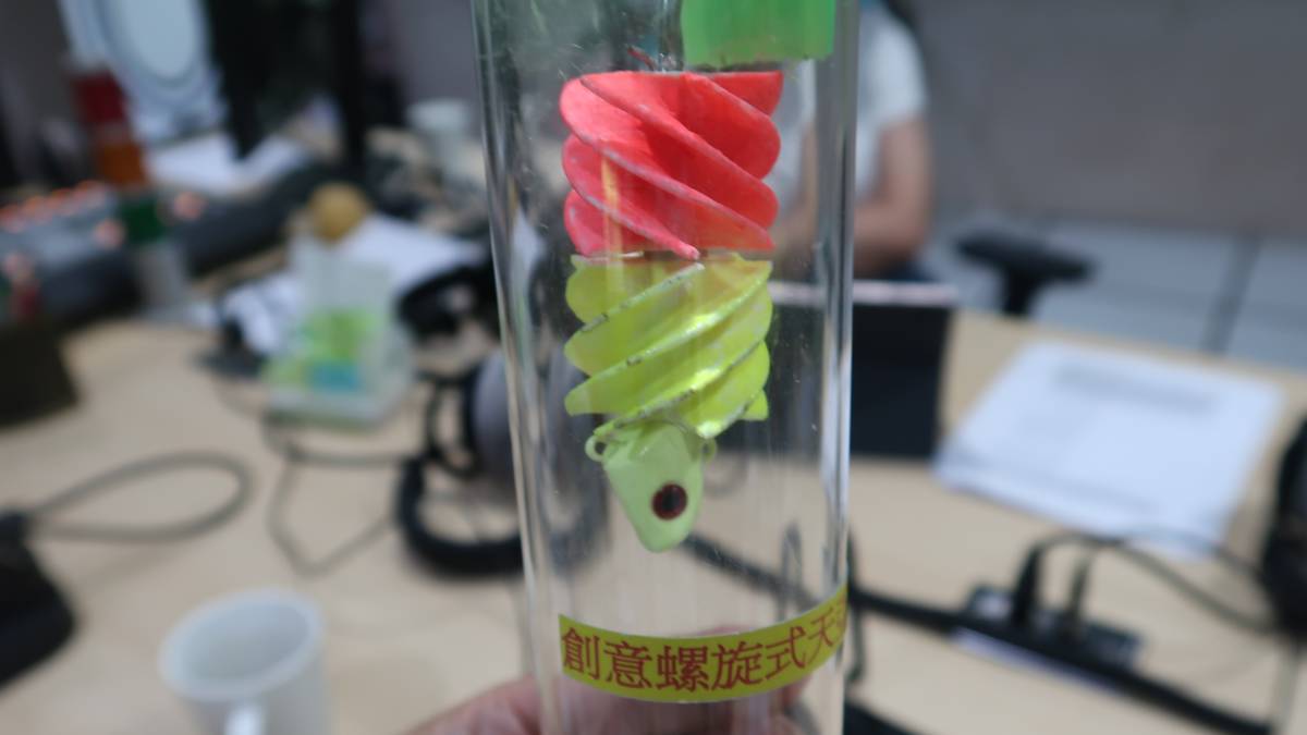 陽明國中科展團隊研發出的改良式天亞。