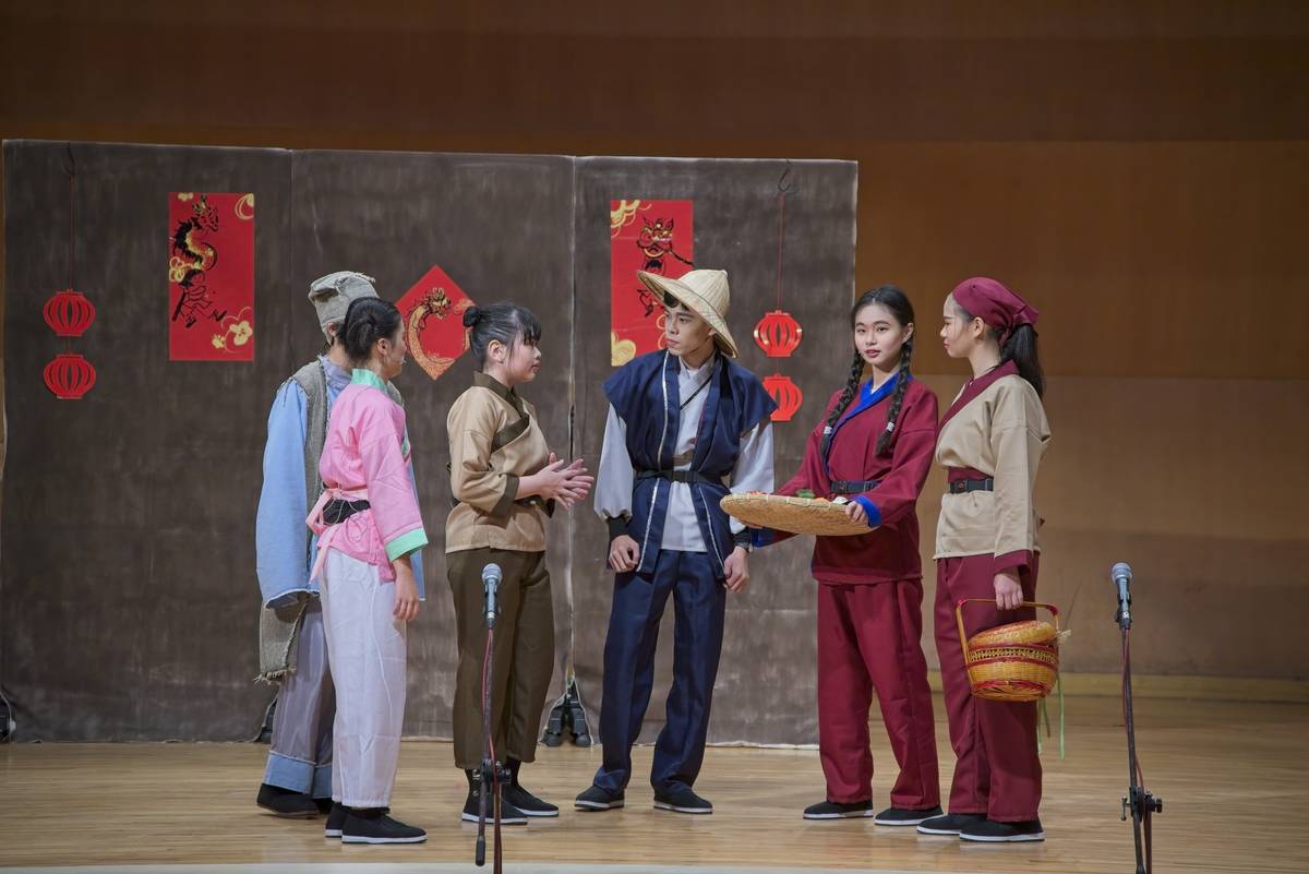 義學國中英語話劇演出(資料照)