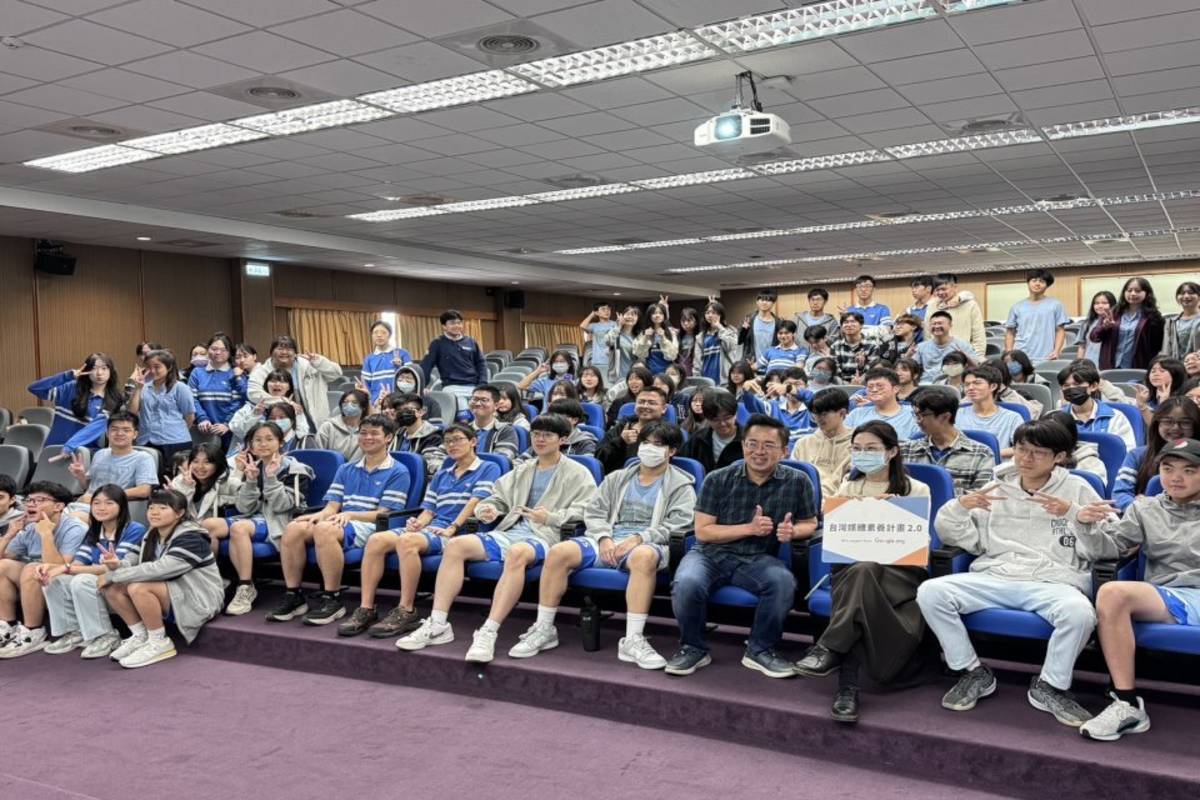 明道中學推動「數位人權」教育 請臺灣事實查核教育基金會陳柏樺主任進行專題演講