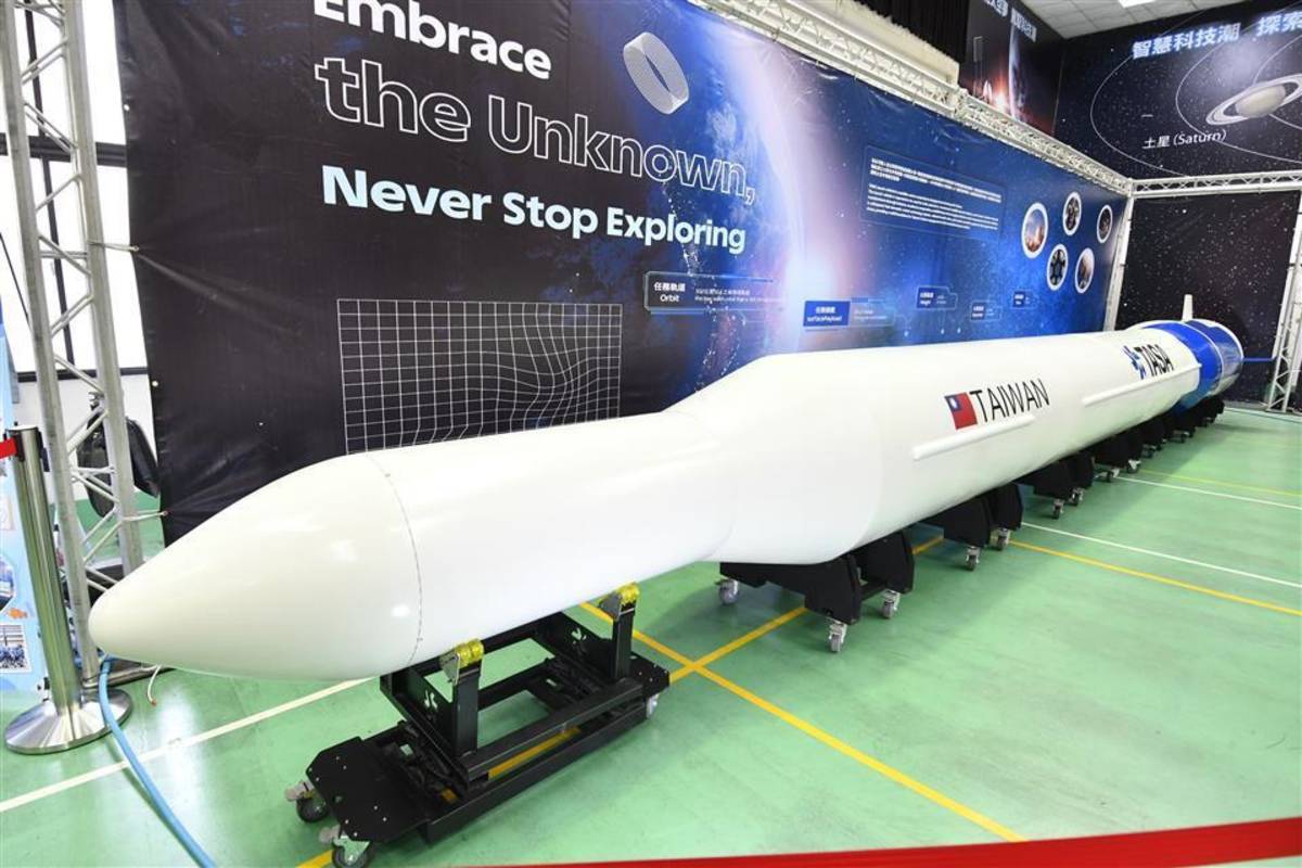 入軌火箭衛星1:2模型（圖源：彰化縣政府）