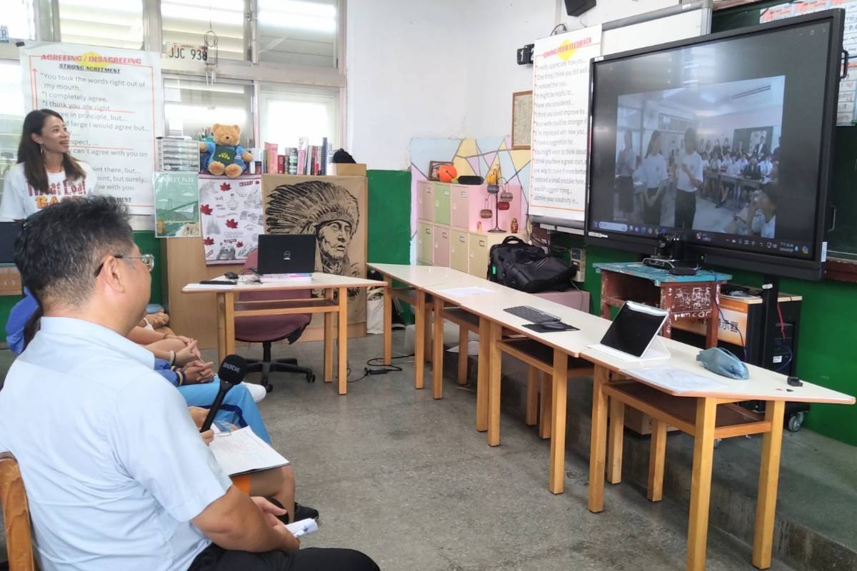 桃園建國國中與愛知縣丸之內中學校以SDG11為研究主題，線上分享彼此研究結果