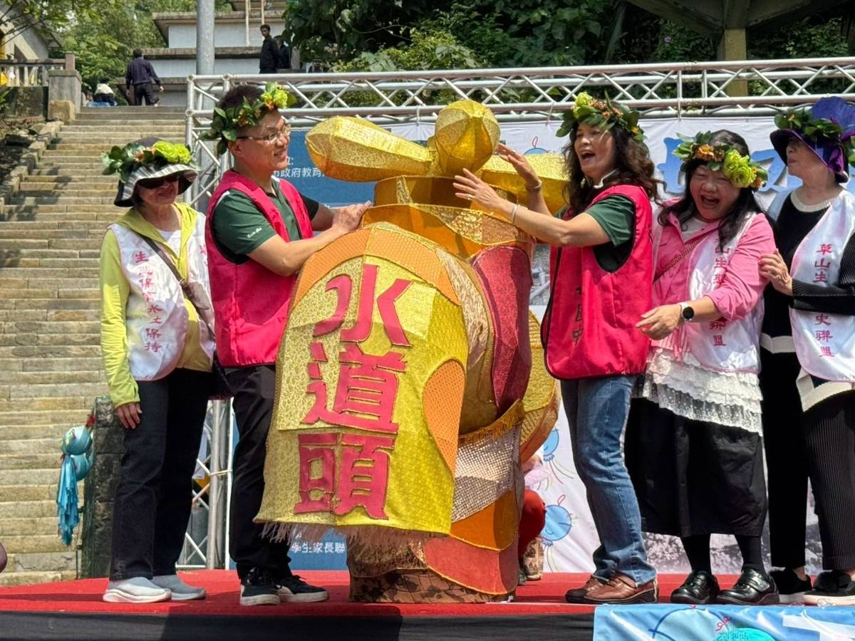 「2025第23屆天母水道祭」在三角埔發電所舞臺舉行開水龍頭儀式