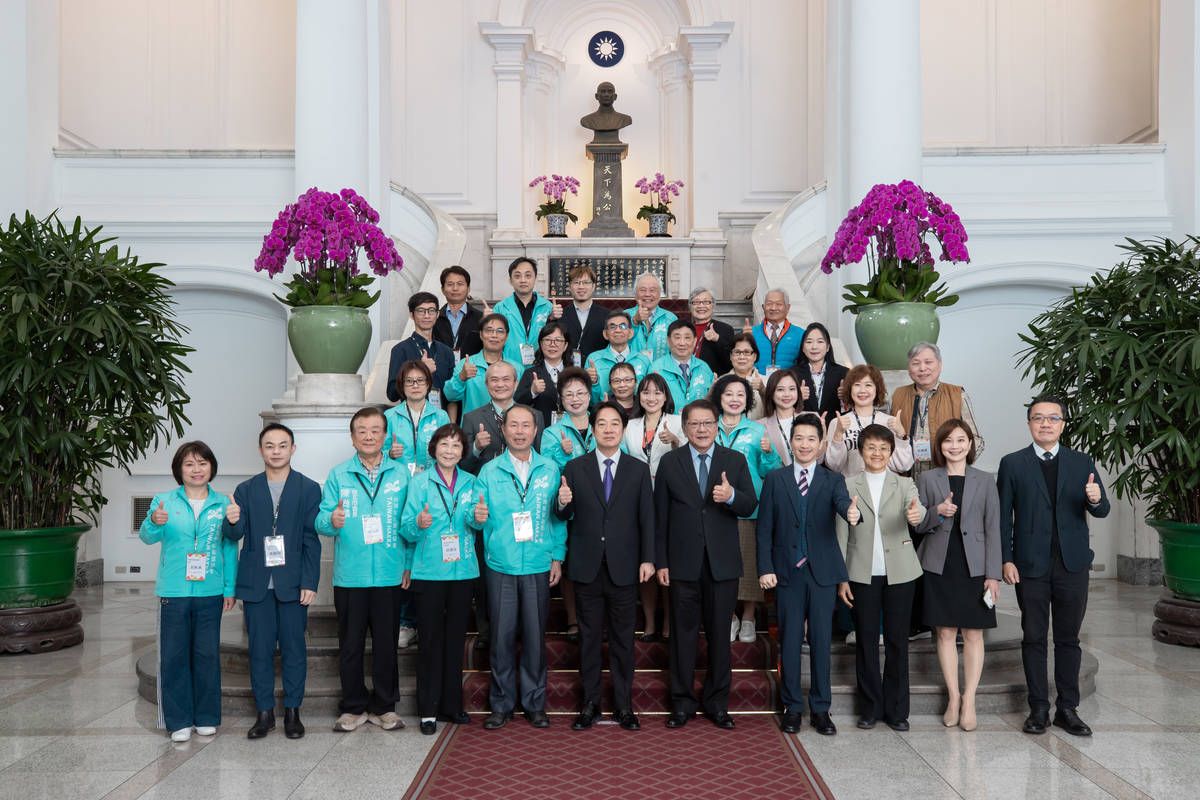 總統接見客家聯盟協會，盼讓客家成全球文化珍寶(圖片來源:總統府)