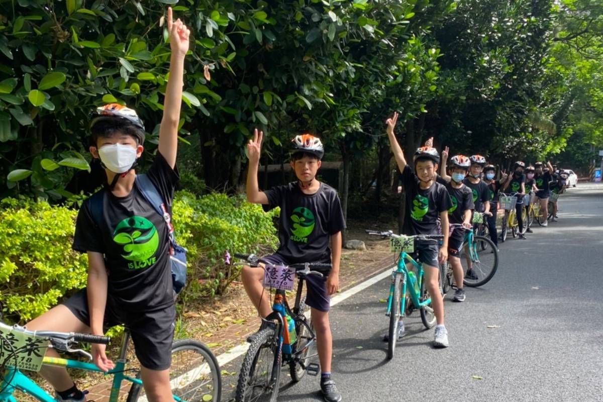 學生從騎單車的過程實現「以終為始」的好習慣