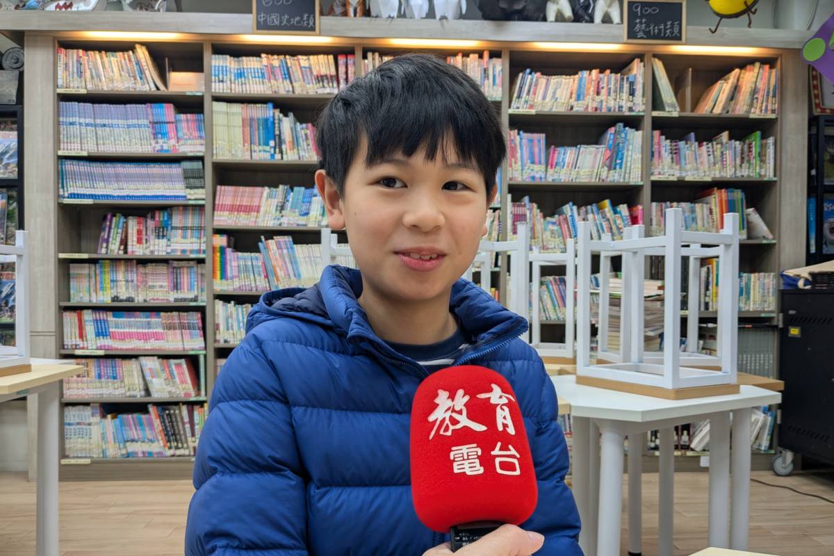 六年級葉聿千表示，布豐投針實驗讓他體認到數學與很多科學原理是相呼應的