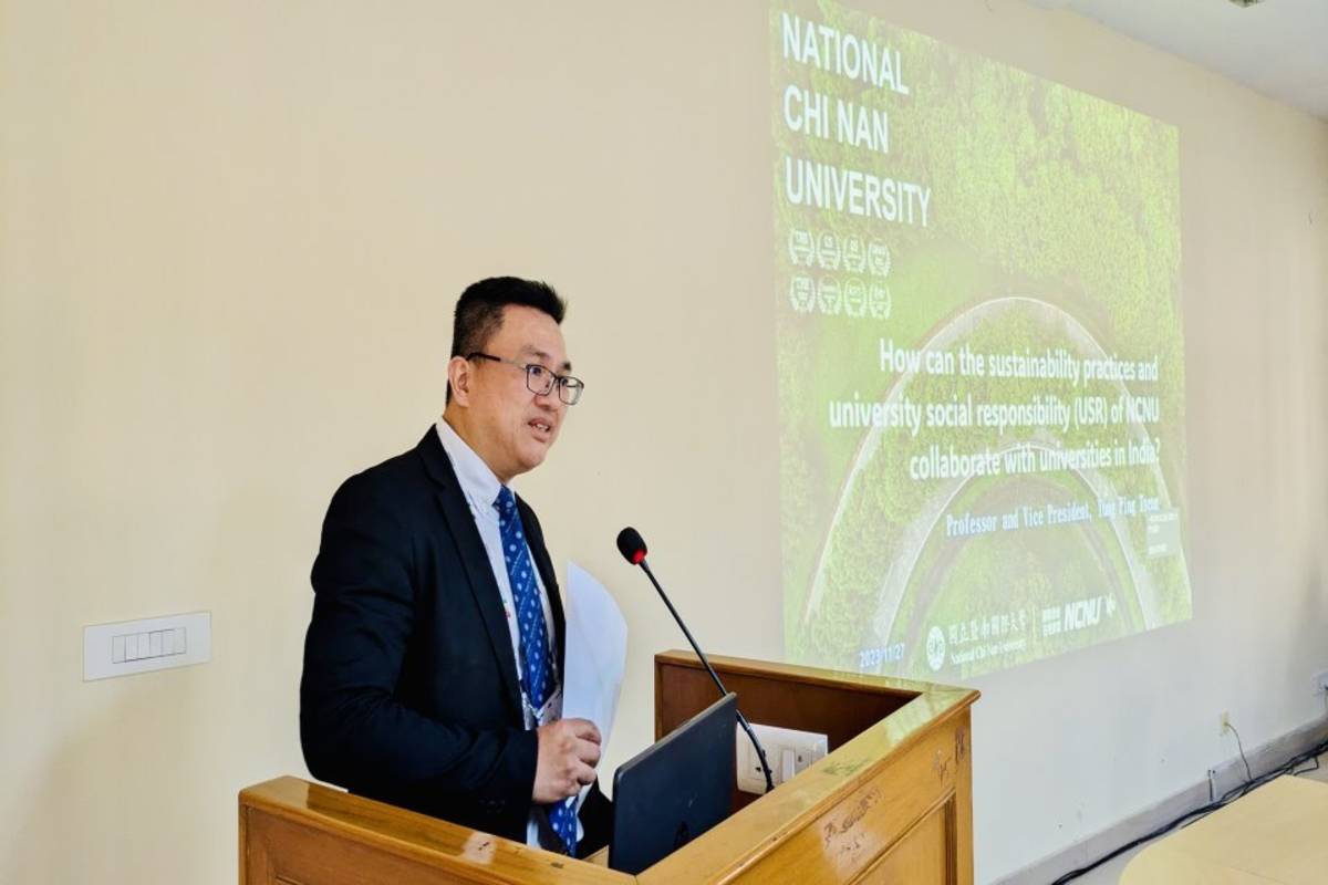 暨大副校長曾永平受邀校長論壇進行專題演講。（圖:暨南大學提供）