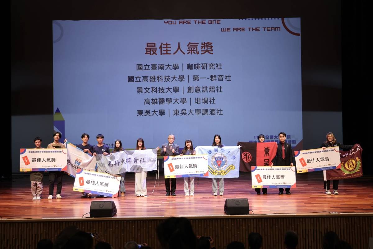 最佳人氣獎獲獎社團