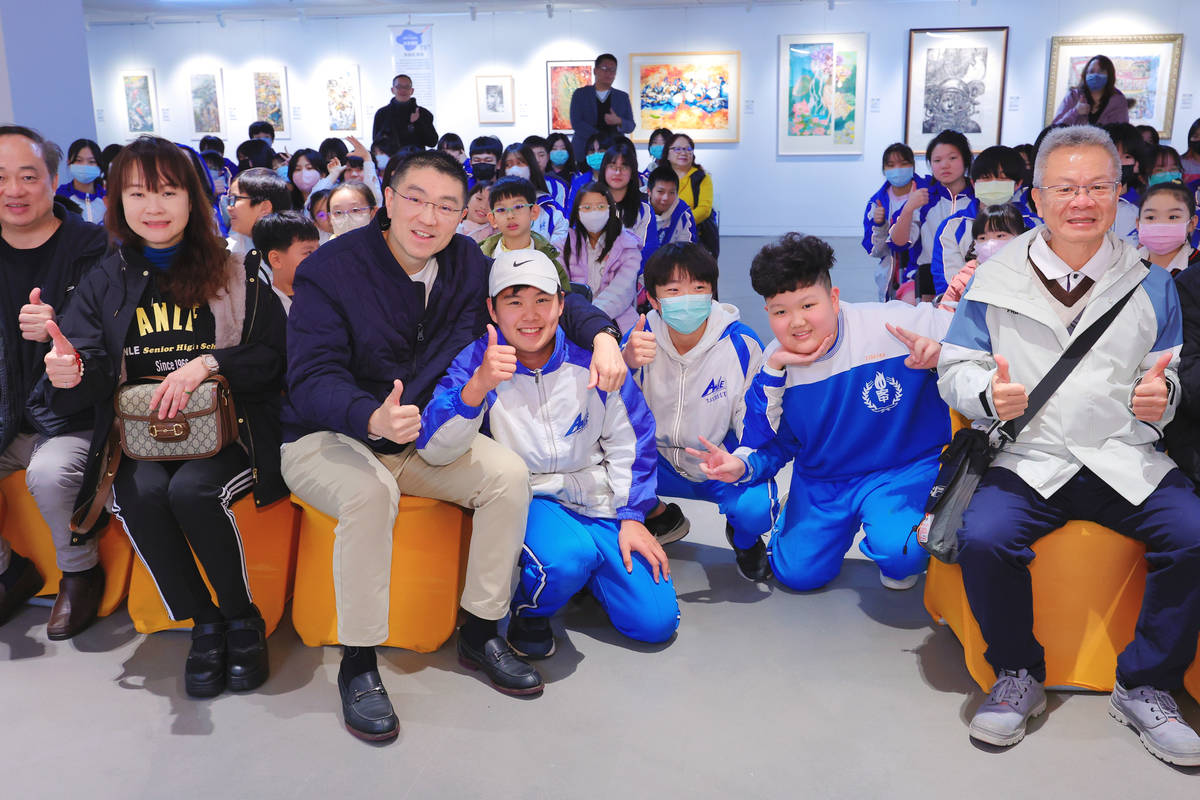 全國學生美術比賽基隆優勝作品巡迴展 續推美感教育