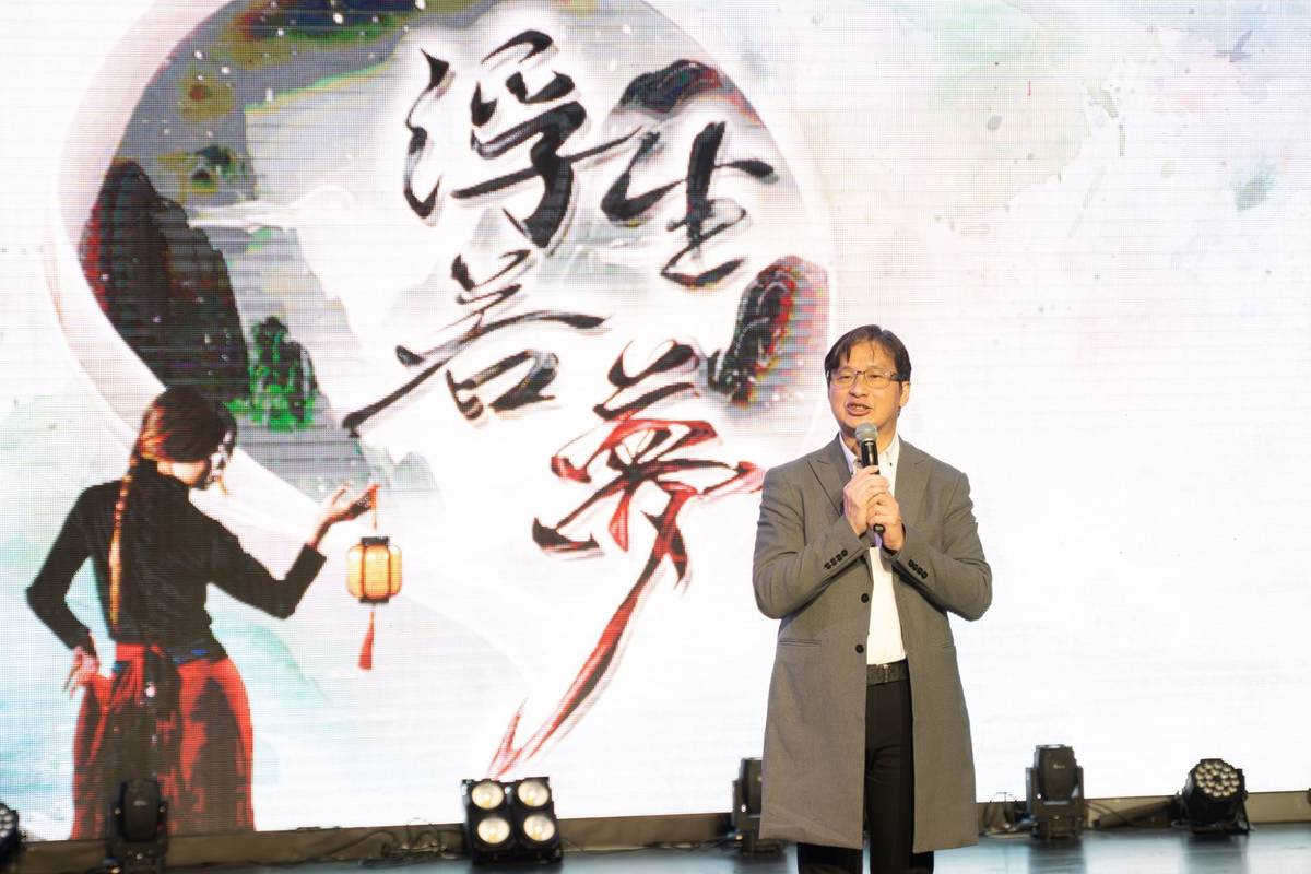 新媒體傳播系主任林添勝致詞 (醒吾提供)