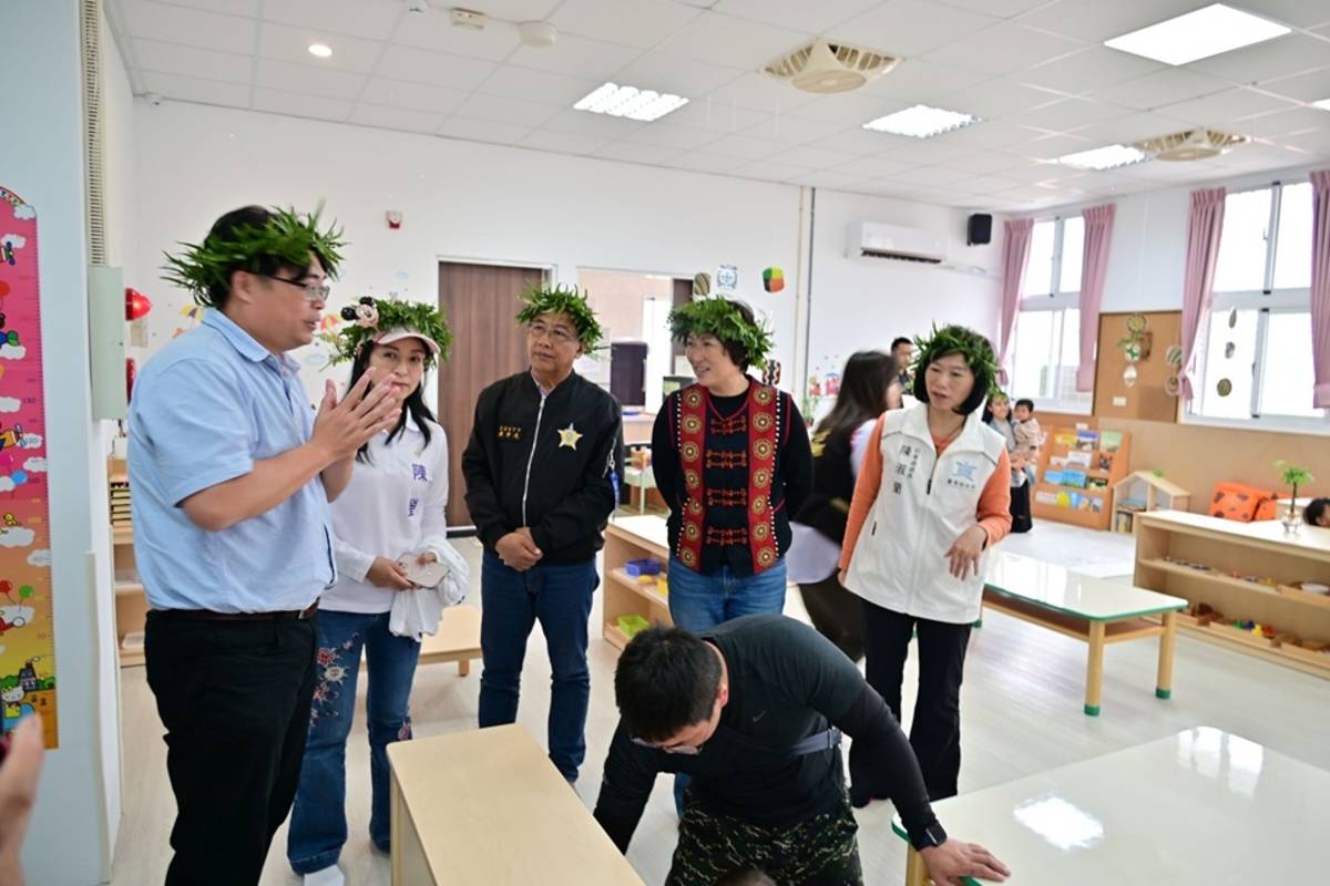 臺東縣金峰鄉公私協力托嬰中心今(7)日開幕。