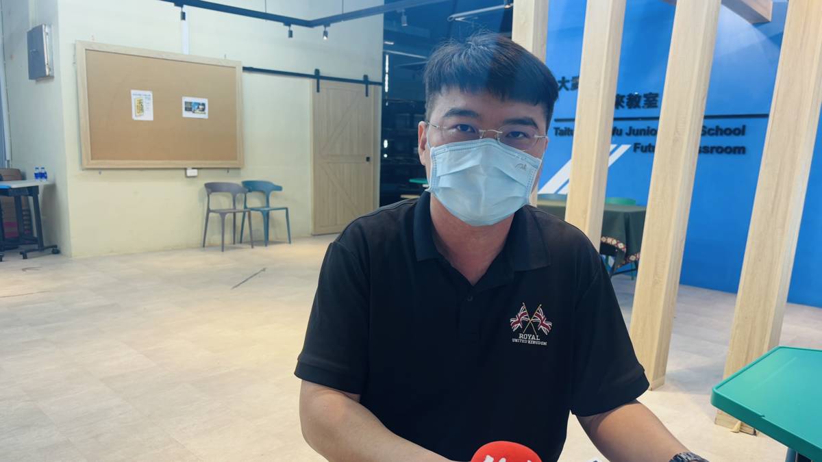 雷博閔主任介紹學校5G新科技課程