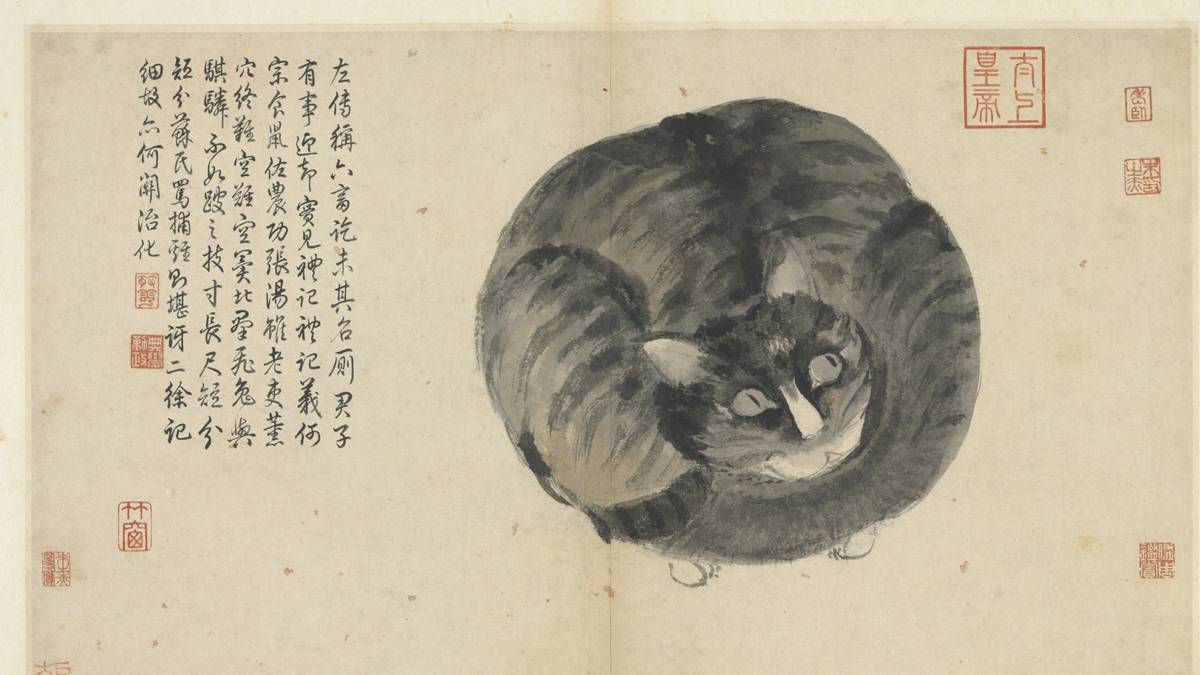 台北故宮國寶：沈周畫貓