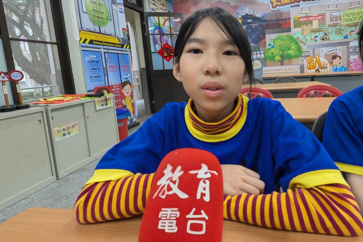 學生王暄筑表示，這次活動利用遊戲的方式讓大家了解如何正確過馬路