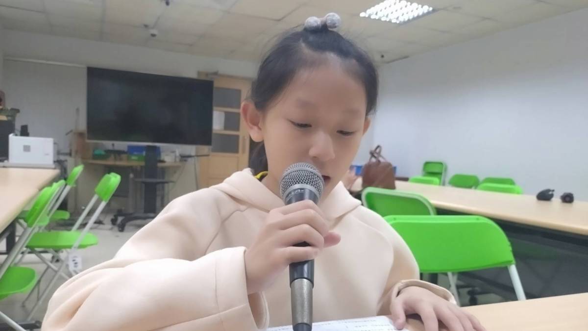 校園主播室：台南市長安國小 林渝潼 談 ~ 家鄉故事繪本