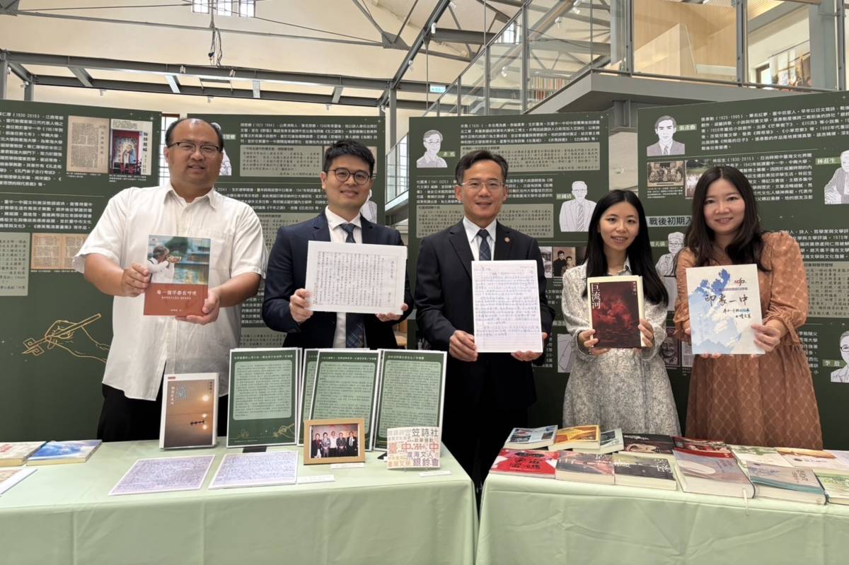 臺中一中校友作家作品展主題訂為「群星閃耀：我們的青春文學夢」