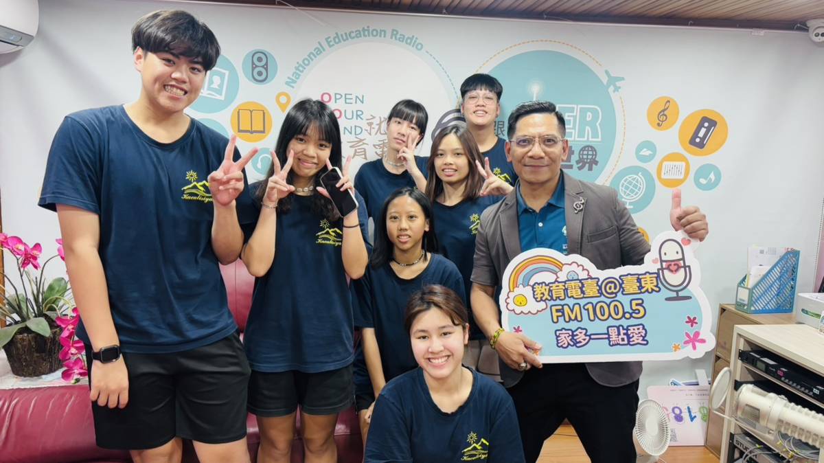 台東高中原藝班師生分享成果發表前夕