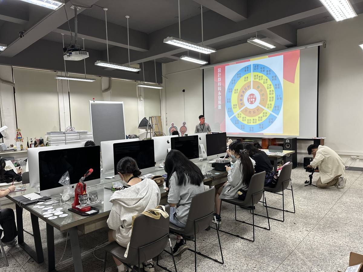 多媒體設計科規劃「彩繪青春印記」課程