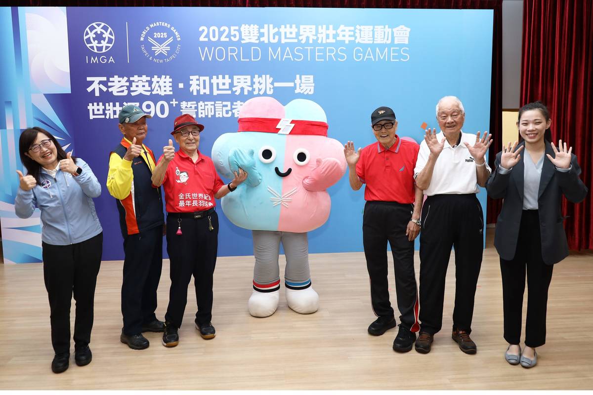 90歲以上的不老英雄們，即將參賽2025雙北世界壯年運動會