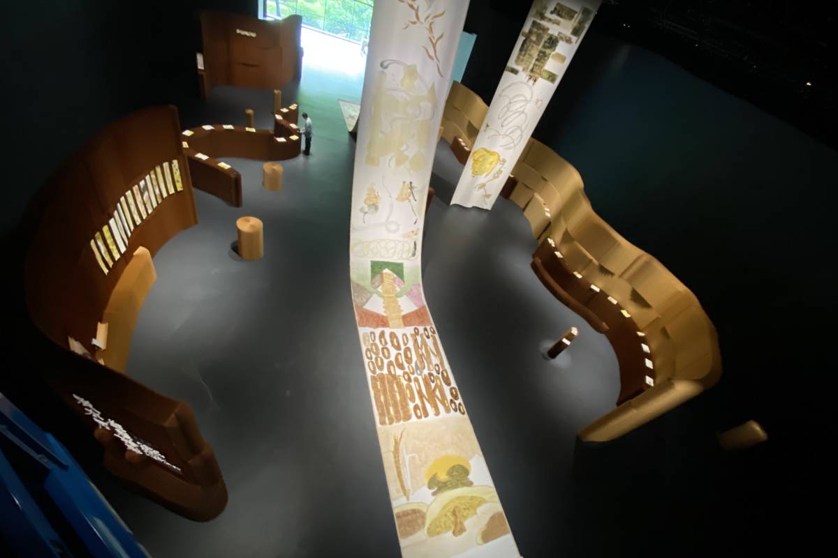 《SDG永續巡迴展-淡水河生態拾彩》展覽(北藝大提供, 攝影何仲昌)