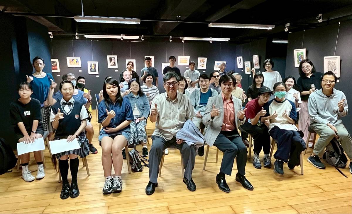 華梵大學主辦「奇蹟——2025風起雲遊全國高中職插畫A4秀」競賽。(華梵大學提供)
