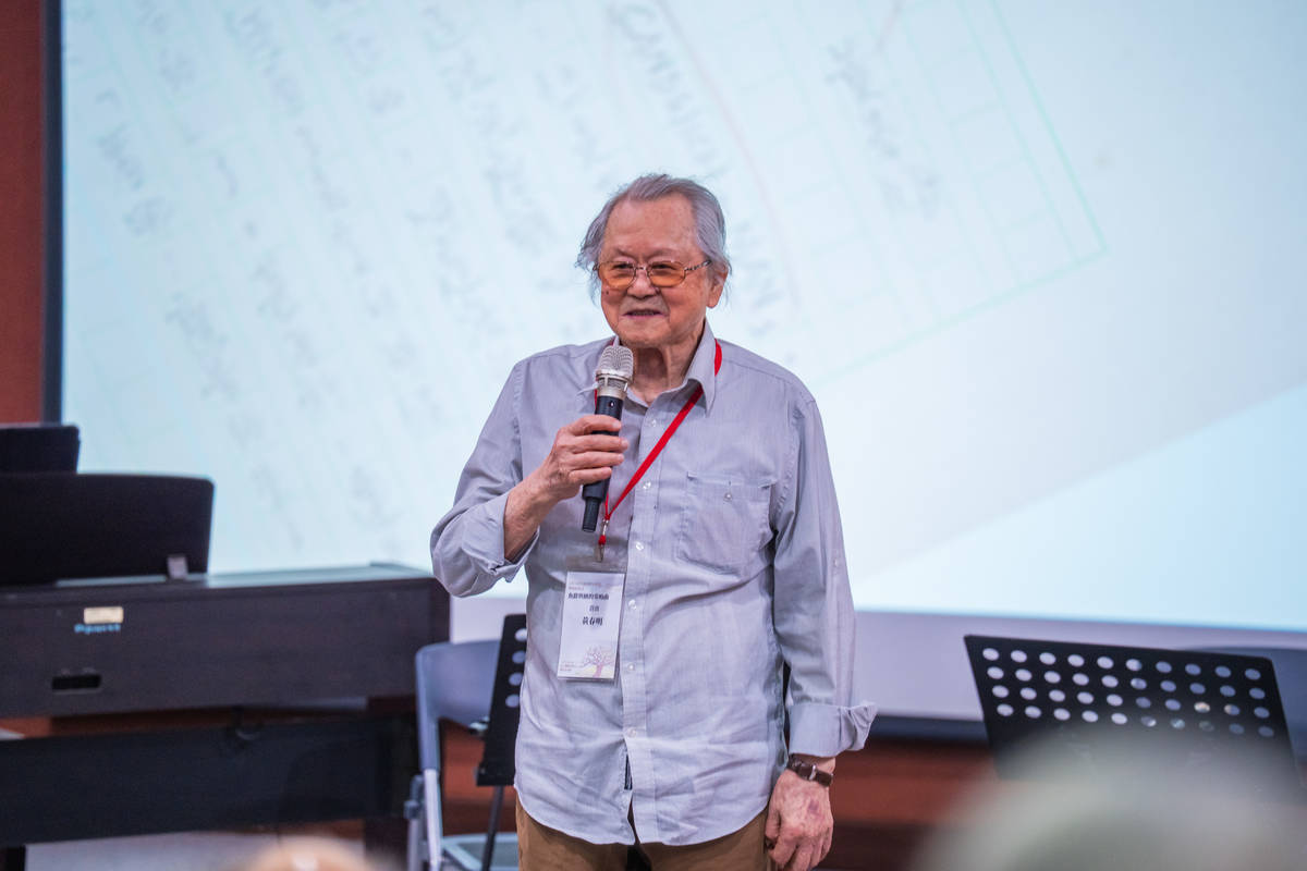 作家黃春明致詞(臺大提供)