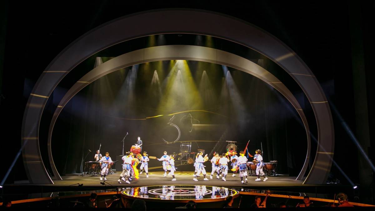學生於第30屆傳藝金曲獎頒獎典禮演出（圖源：傳藝金曲獎）