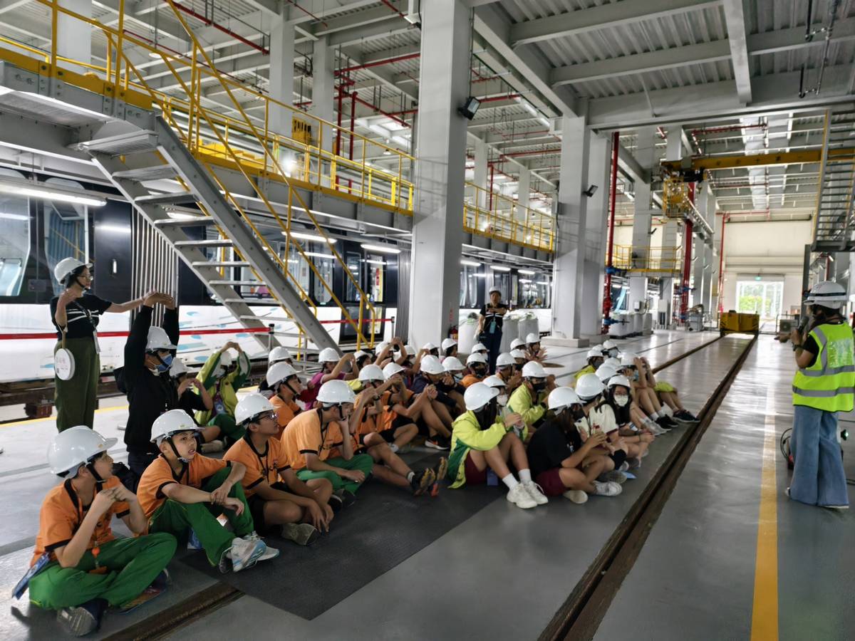 戶外教學首選輕軌機廠揭密導覽