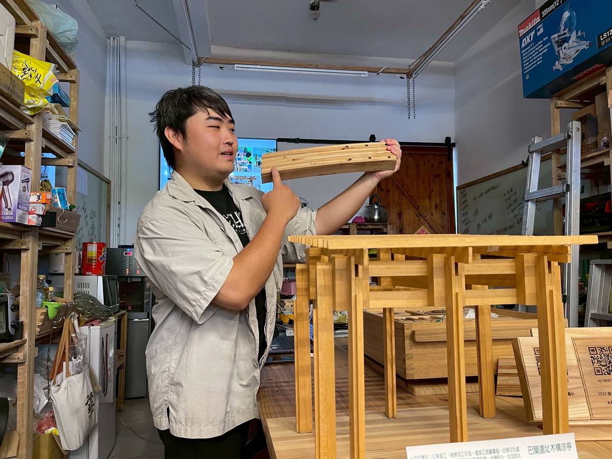 臺灣義築協會高宏奕老師介紹國產木構材研製秘辛 (國館提供)