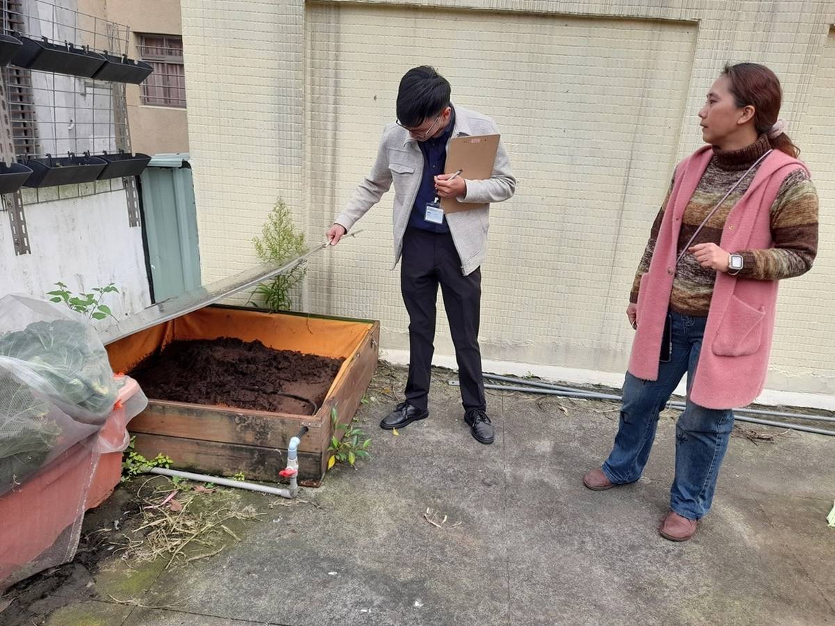 實地訪查校園環境(易積水區域)