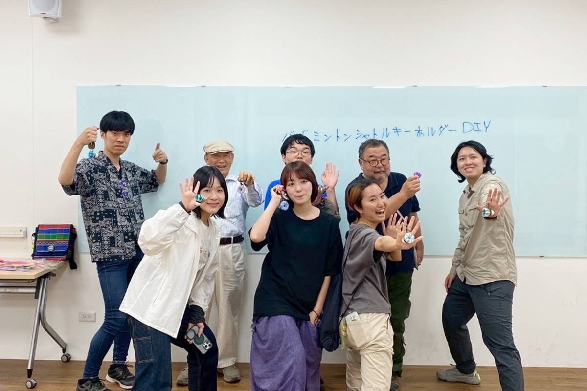 來自日本京都的7位大學生，參與由屏東科技大學社區林業中心與林業保育署共同辦理的「2025臺日里山交流」活動，前往臺東永續方舟館交流參訪。