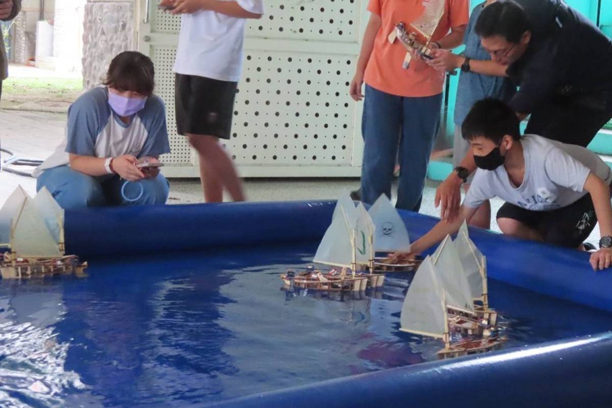 搖控帆船下水測試