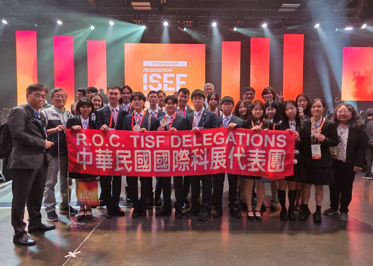 臺灣學子參加2025年美國Regeneron國際科技展覽會( ISEF)，成績斐然

