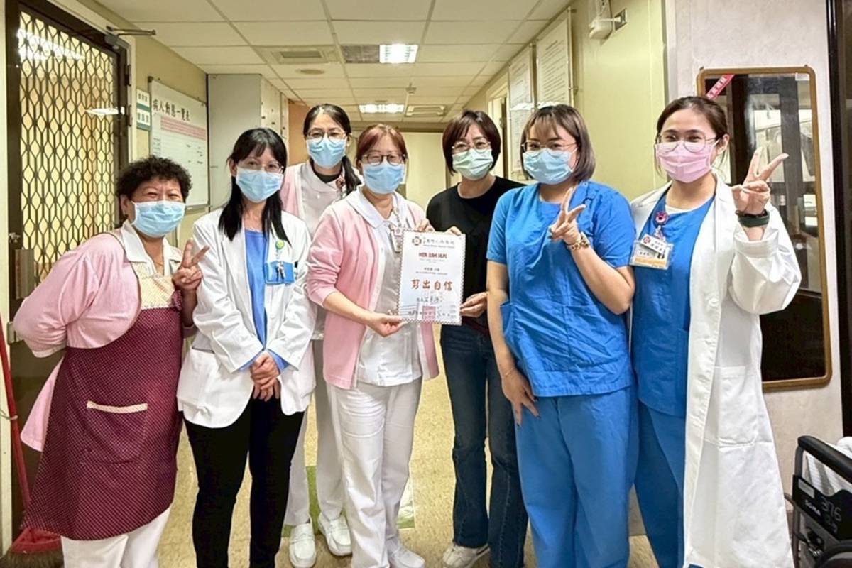 臺東馬偕期盼透過類似的職能治療活動，持續陪伴病人走過療癒過程。