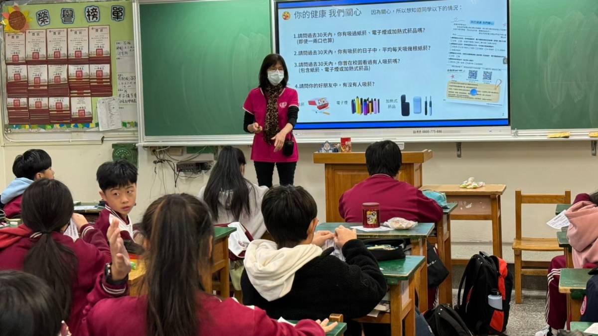 112學年度校園菸檳危害防制教育介入輔導計畫「網紅就是你」-國中組-佳作-新北市立自強國民中學_作品名稱-亞當和夏娃的禁樂園-世界和平婦女會入校宣導菸害防制