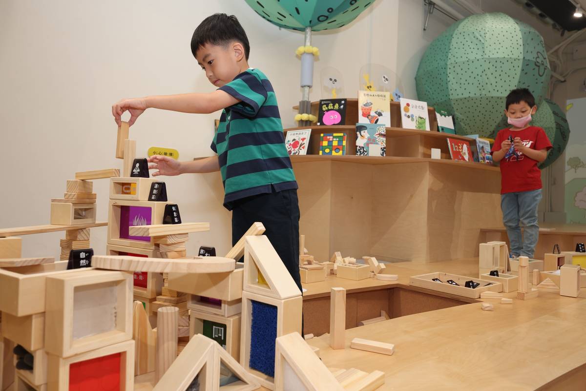 國家兒童未來館願景館即日啟用，邀請大小朋友在「秘密基地」中盡情玩樂、發想各種創意，快樂玩耍交朋友 (文化部提供)