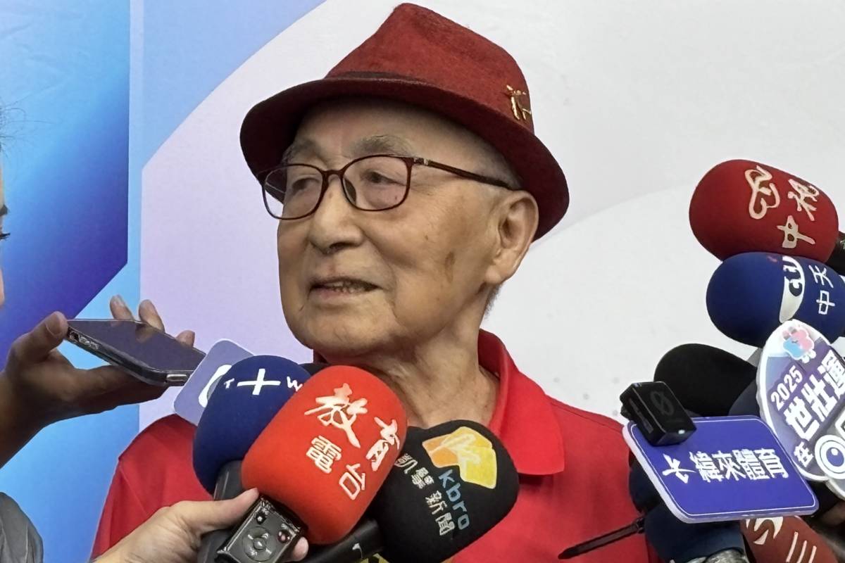 林友茂選手表示，很開心能和奧運金牌選手李洋搭檔打球