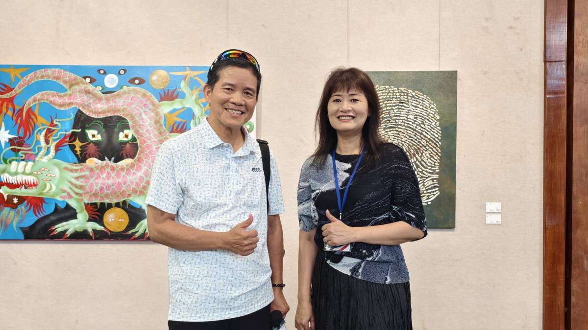 臺英藝術交流展在彰化藝術館