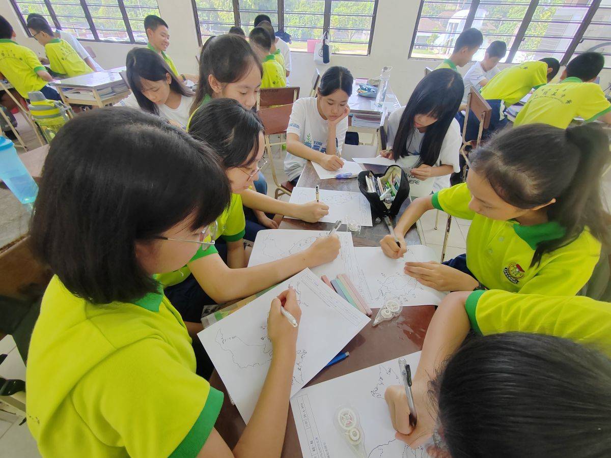 永吉國中與馬來西亞新民獨立中學學生交流共學