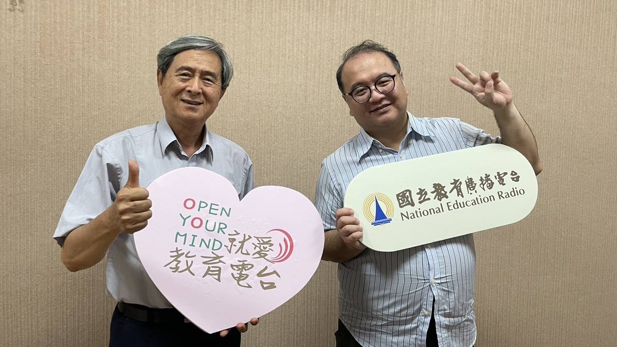 本集節目邀請聖馬爾定醫院賴柏宏營養師(右)，分享銀髮族的飲食原則。